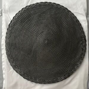Round Placemats Set of 6 Plastic Woven Placemats